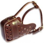 Leather Dog Muzzle "Dondi" - Plus Style For Training Your Pet