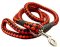 5 foot Round Nylon Leash With Brass Snap for working dogs