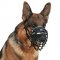German Shepherd Ruber Coated Dog Muzzle for winter