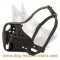 Attack Training Leather Dog Muzzle
