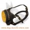 Durable Leather Dog Muzzle With Studs