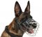 Wire Basket Dog Muzzle For Belgian Malinois for K9 Training and Walking