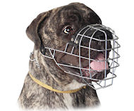 Big Wire Basket Dog Muzzle for Bullmastiff - Click Image to Close