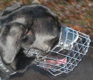Wire Dog Muzzle for Mastiff -Mastiff Basket Cage Dog Muzzle - M9
