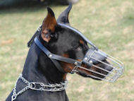 Basket Wire Dog Muzzle Light For Doberman - Wre Cage Dog Muzzle