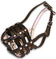 Padded Leather Dog Muzzle