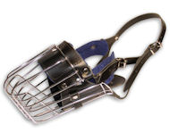'No Mash' Fully Padded Basket Wire Dog Muzzle